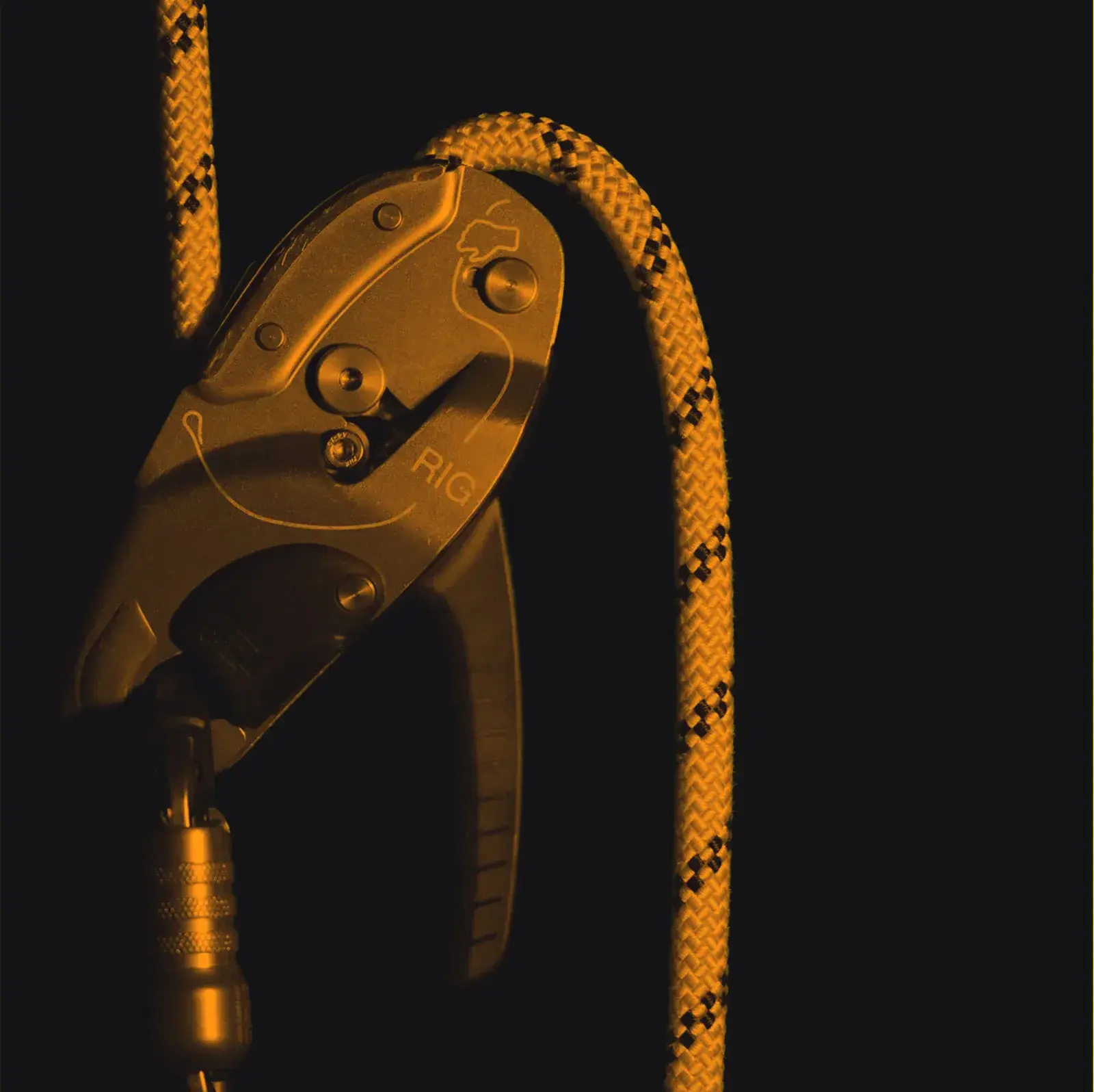 A sling choked around a load, gripping it - the choke hitch, rated below the straight pull.