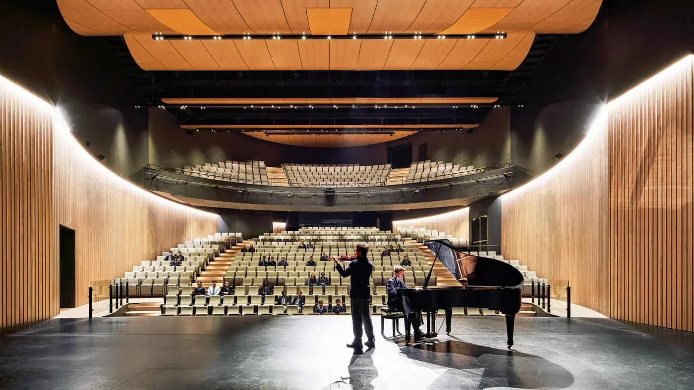 Performance vinyl in a school and studio