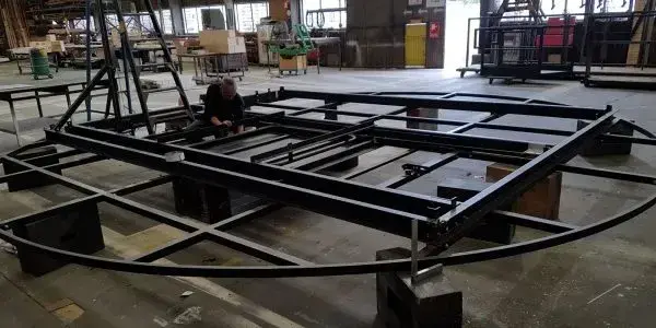 Bespoke mechanical kit fabricated and assembled in the TSA workshop